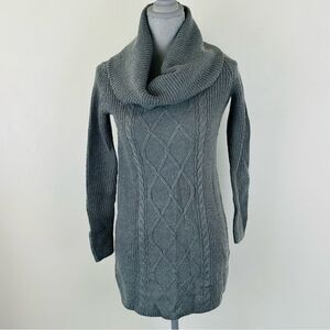 NWOT Express Women’s Charcoal Cowl Neck Sweater SZ XS Wool Classic Cozy Comfy